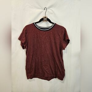 Abercrombie & Fitch Red Short Sleeve Tee